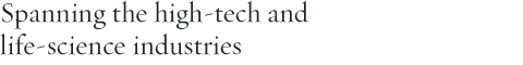 Spanning the high-tech and life-science industries